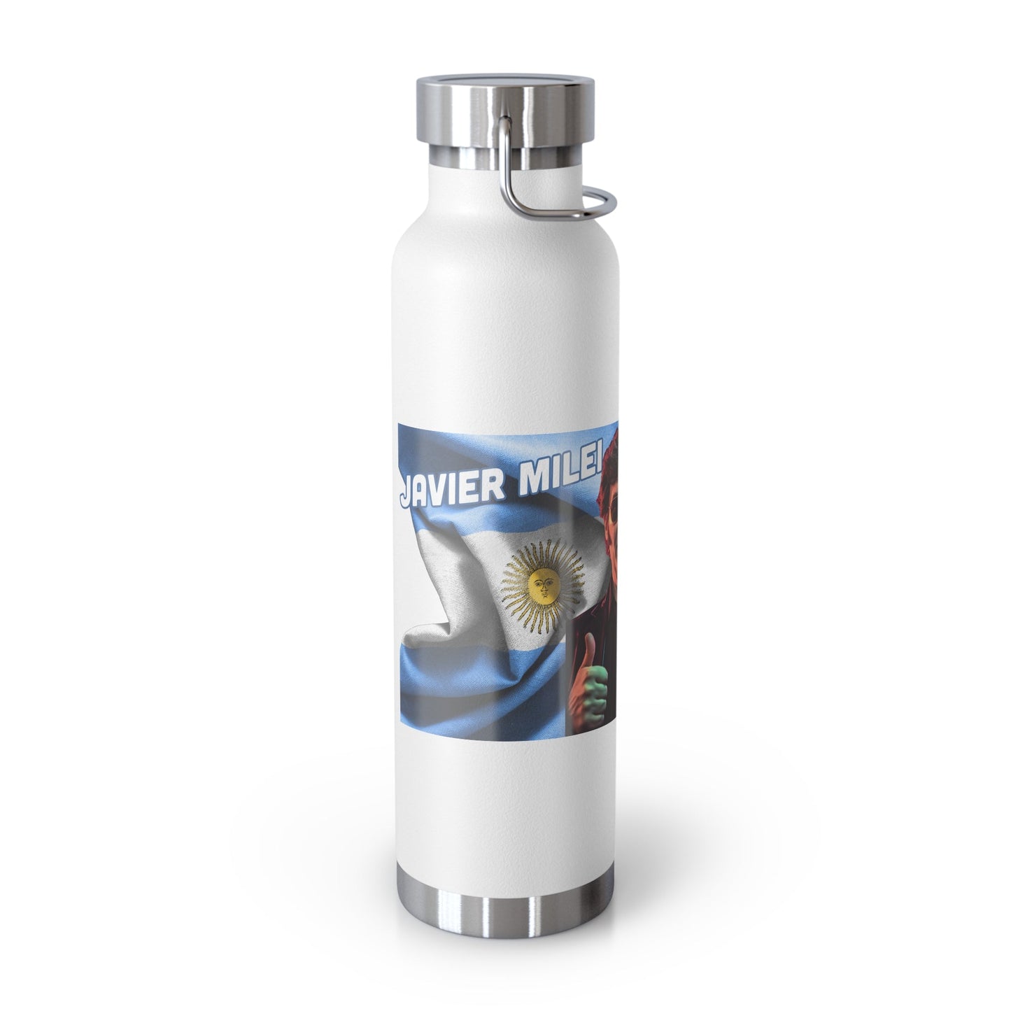 Javier Milei Copper Vacuum Insulated Bottle, 22oz