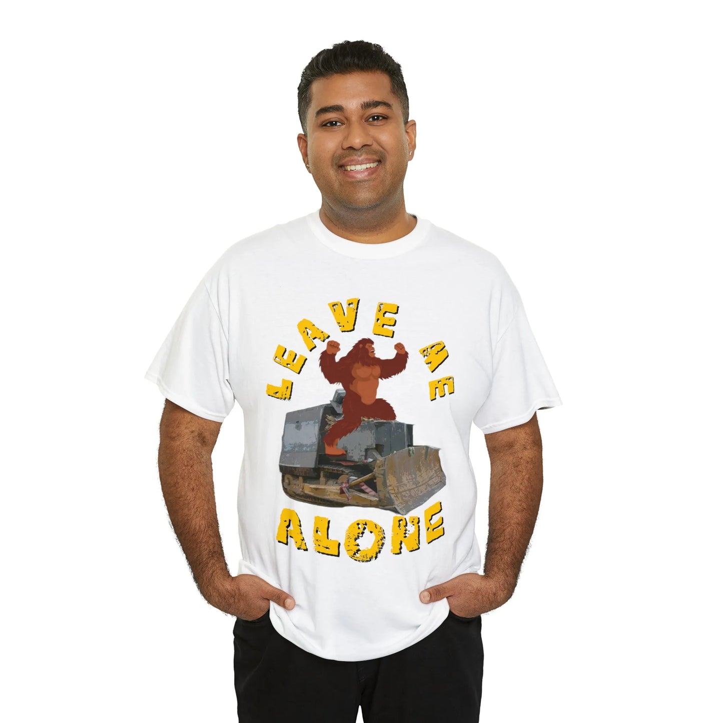 Leave Me Alone Bigfoot Killdozer T-Shirt