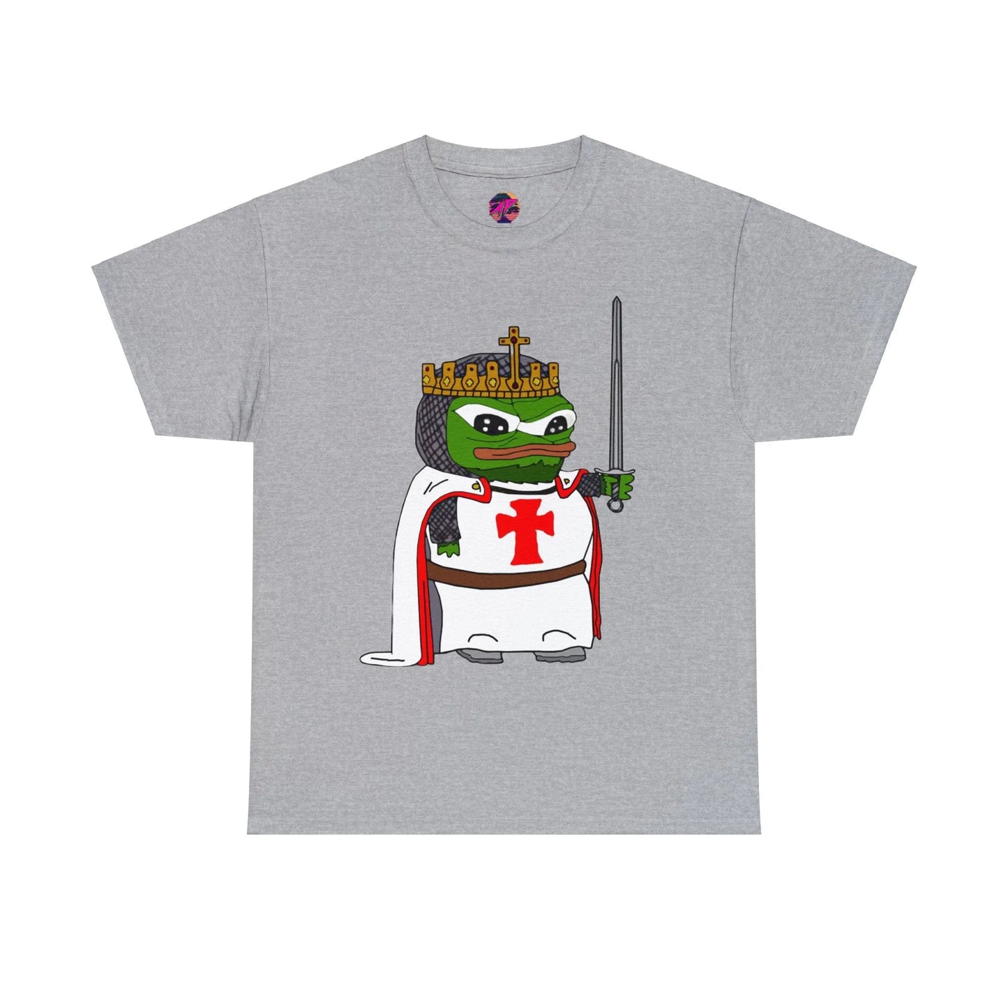 Pepe the Frog Crusader Knight T-Shirt - Deus Vult Meme - 4LibertyShop.com