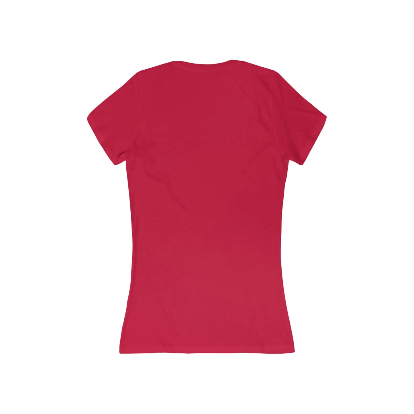 Caucasians Women's Jersey Short Sleeve Deep V-Neck Tee
