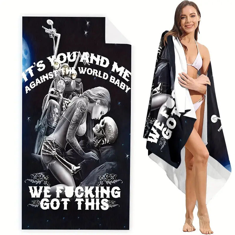 Creative Printing Microfiber Beach Towel