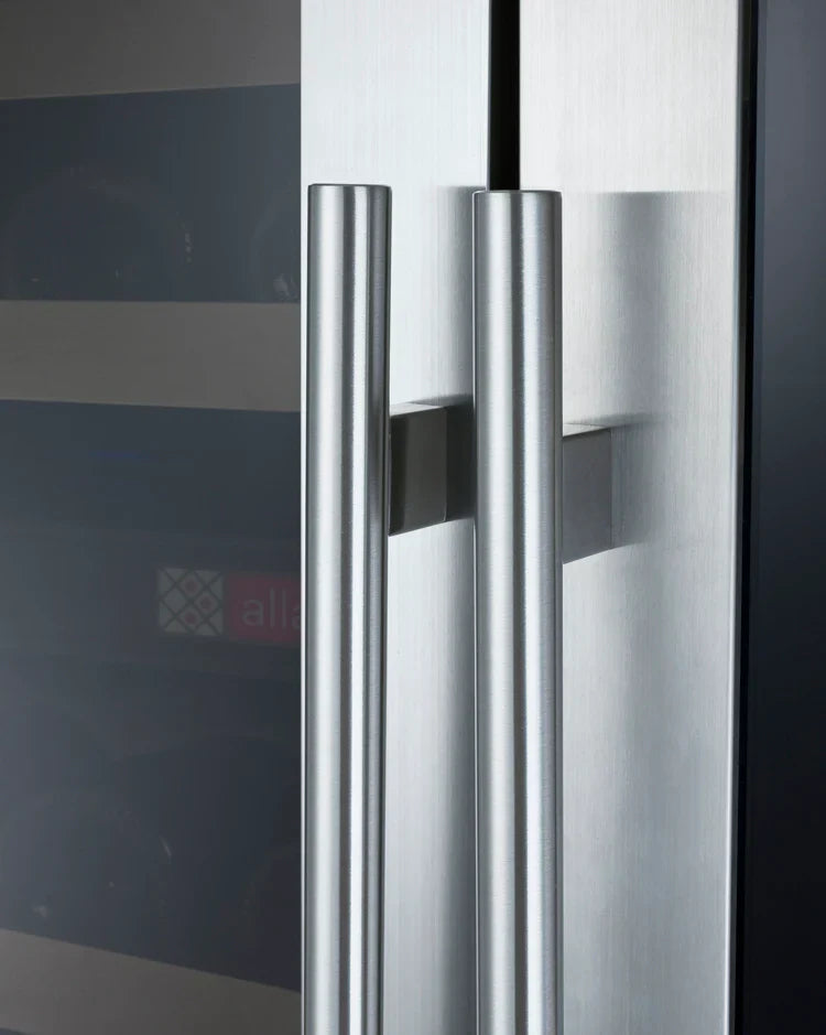 Allavino 47" Wide FlexCount II Tru-Vino Stainless Steel Side-by-Side Wine Refrigerator