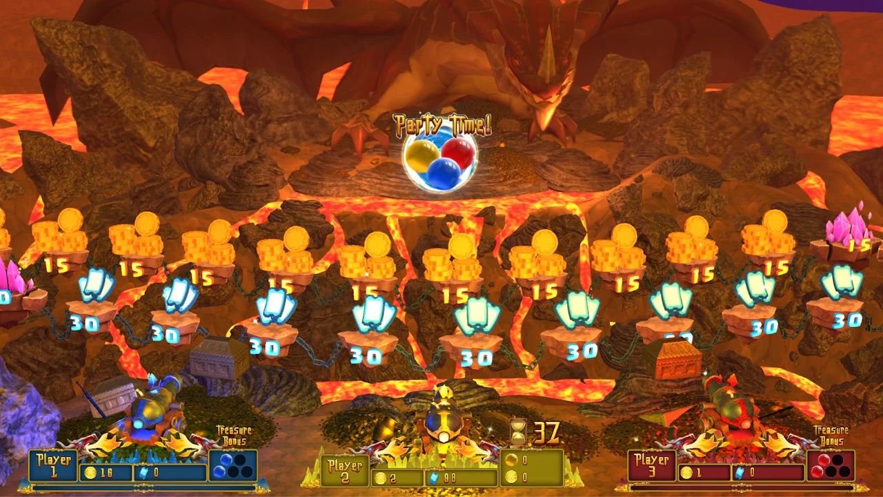 LAI Games Dragon’s Bane Coin Pusher Arcade Game with 3 Players