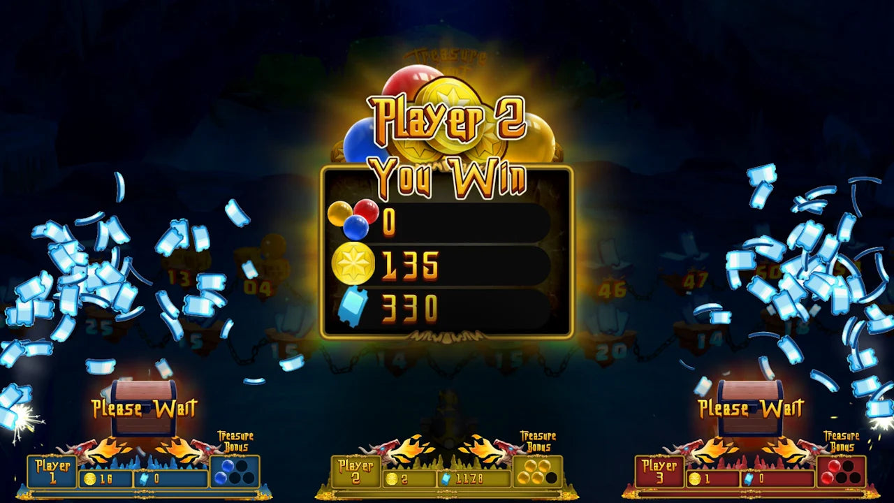 LAI Games Dragon’s Bane Coin Pusher Arcade Game with 3 Players