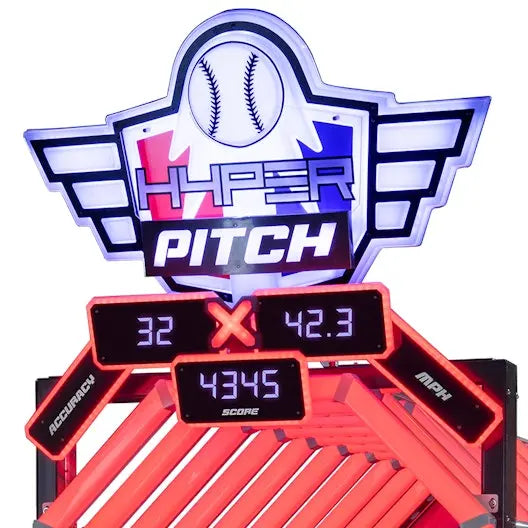 LAI Games Hyper Pitch Baseball Style Arcade Game