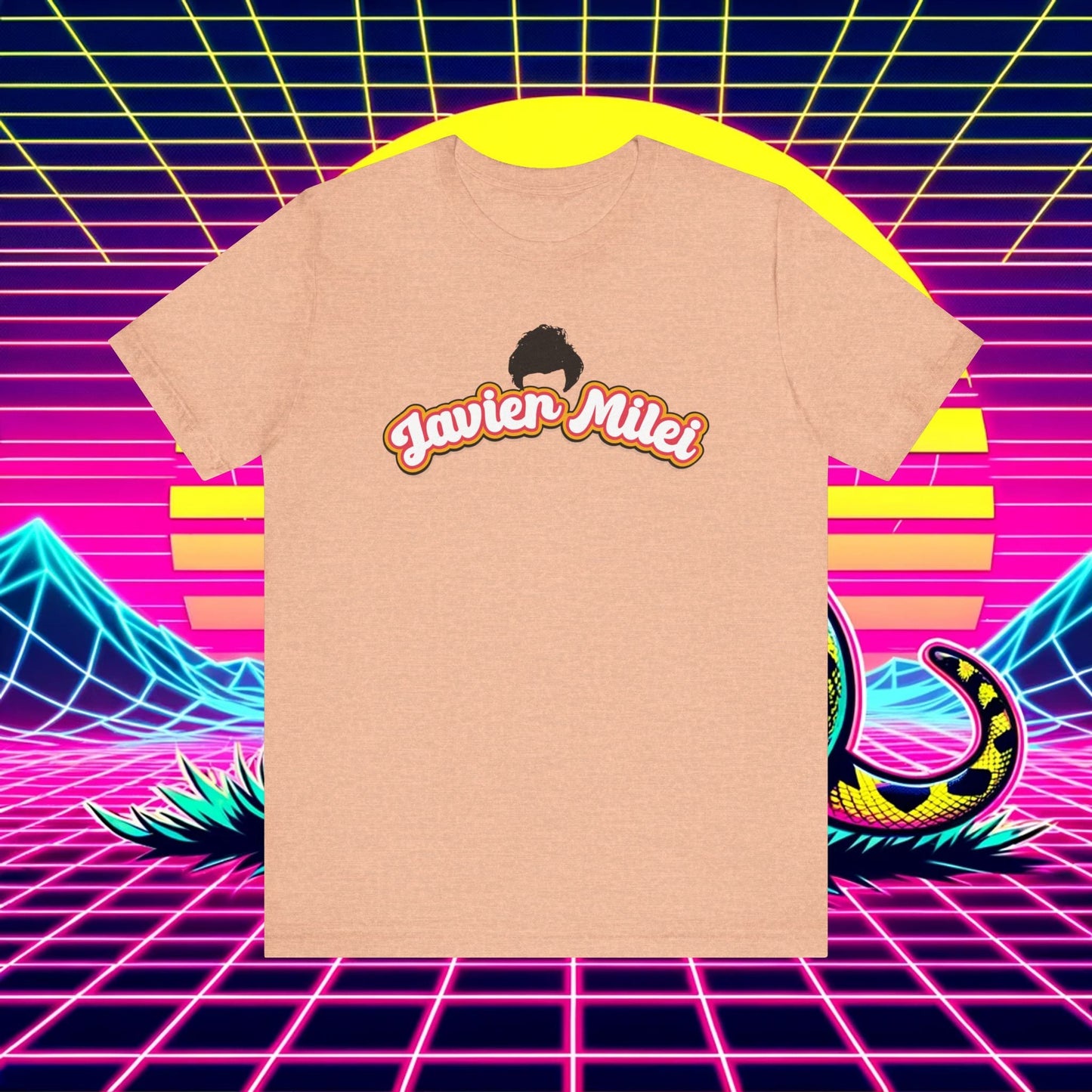 Javier Milei Retro Wild Hair Tee