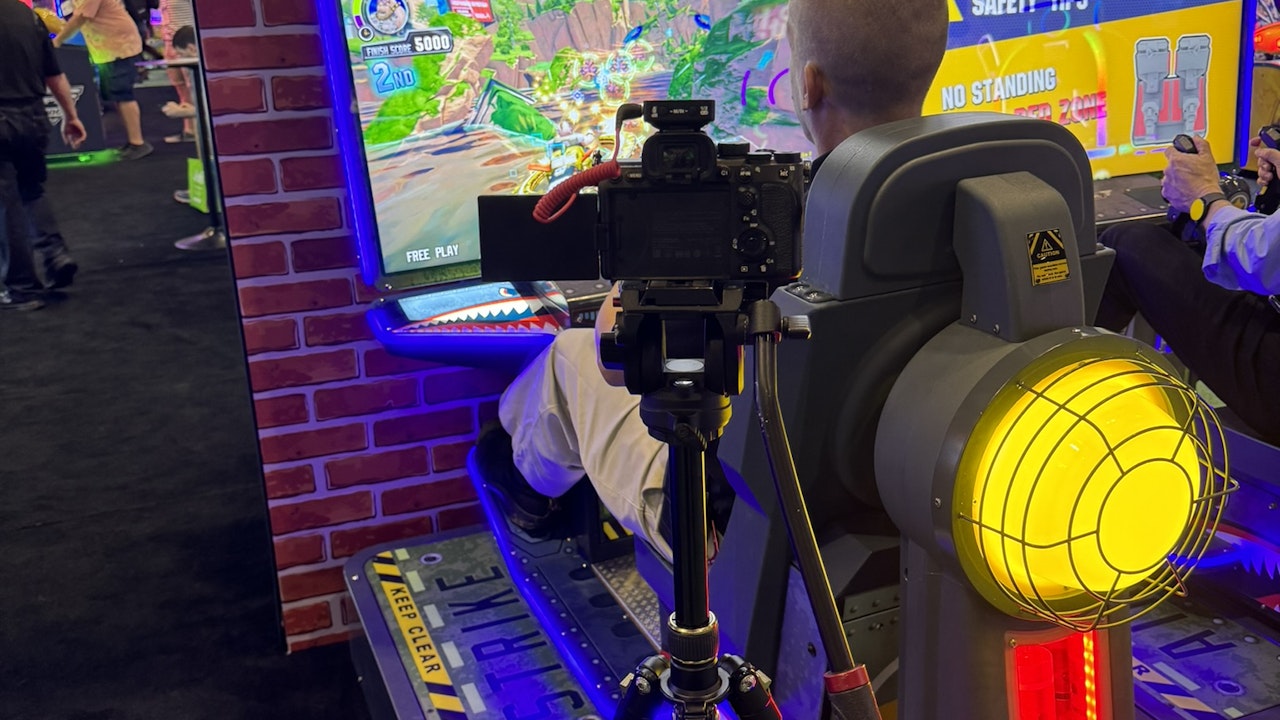 LAI Games Air Strike Twin Arcade Game