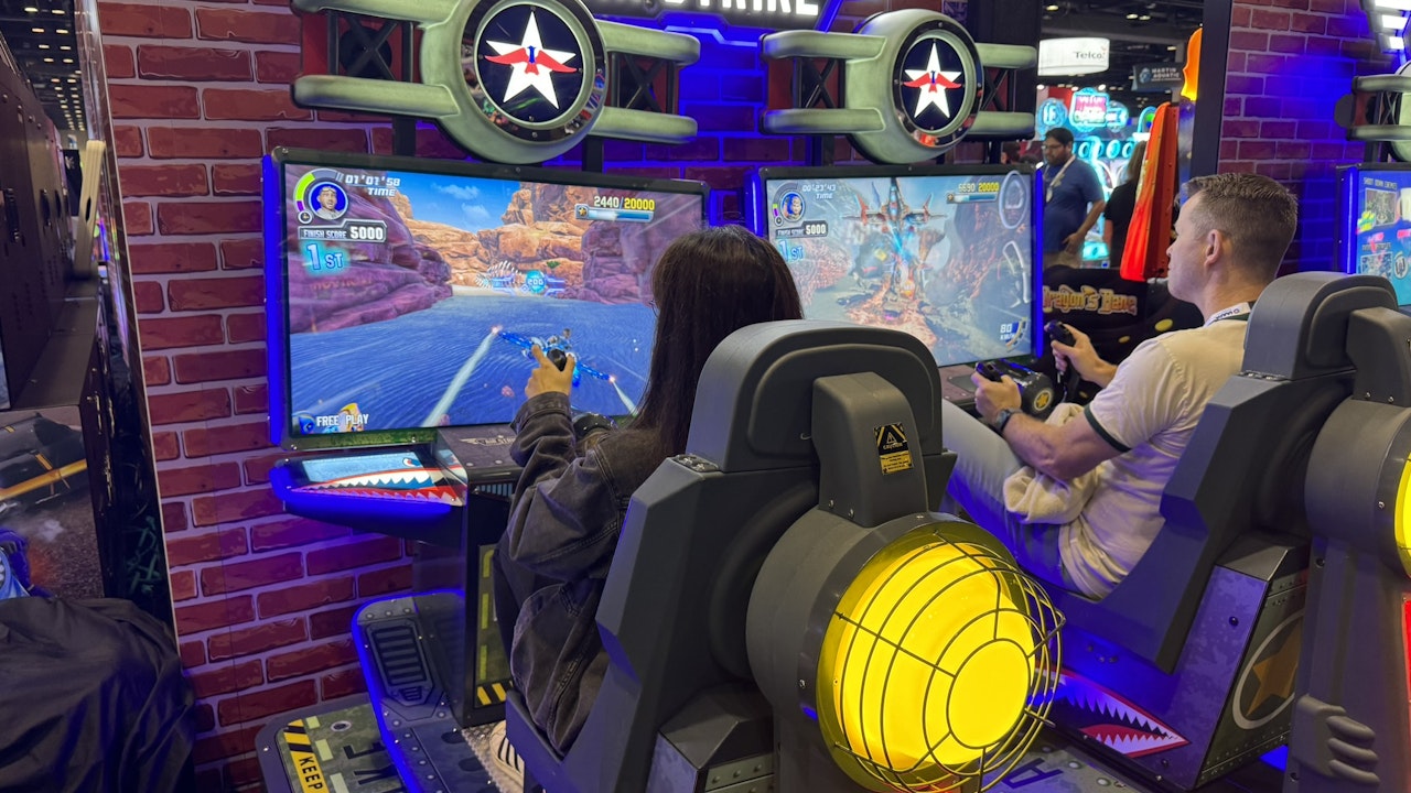 LAI Games Air Strike Twin Arcade Game