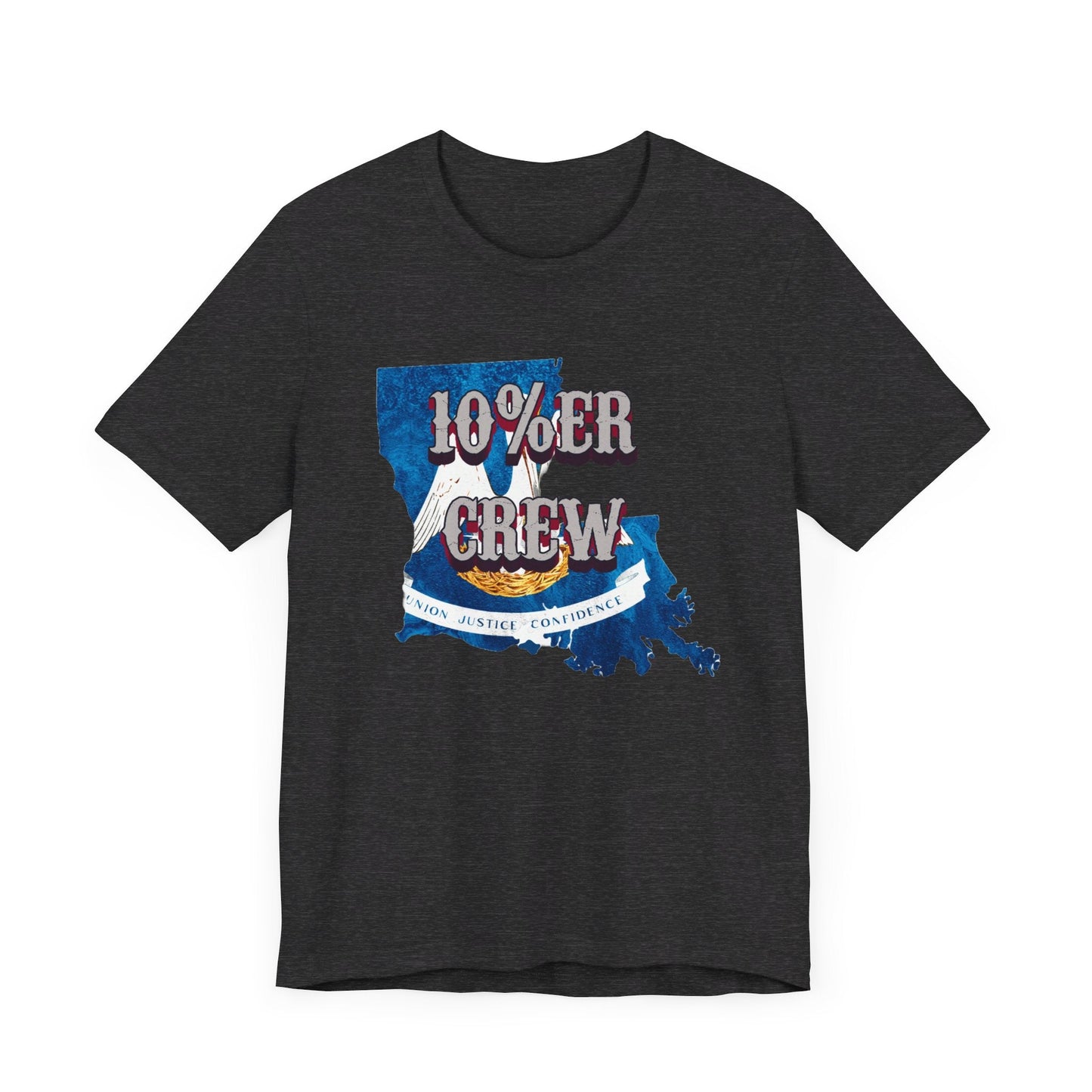 Walton & Johnson: 10%er Crew Louisiana Tee - 4LibertyShop.com