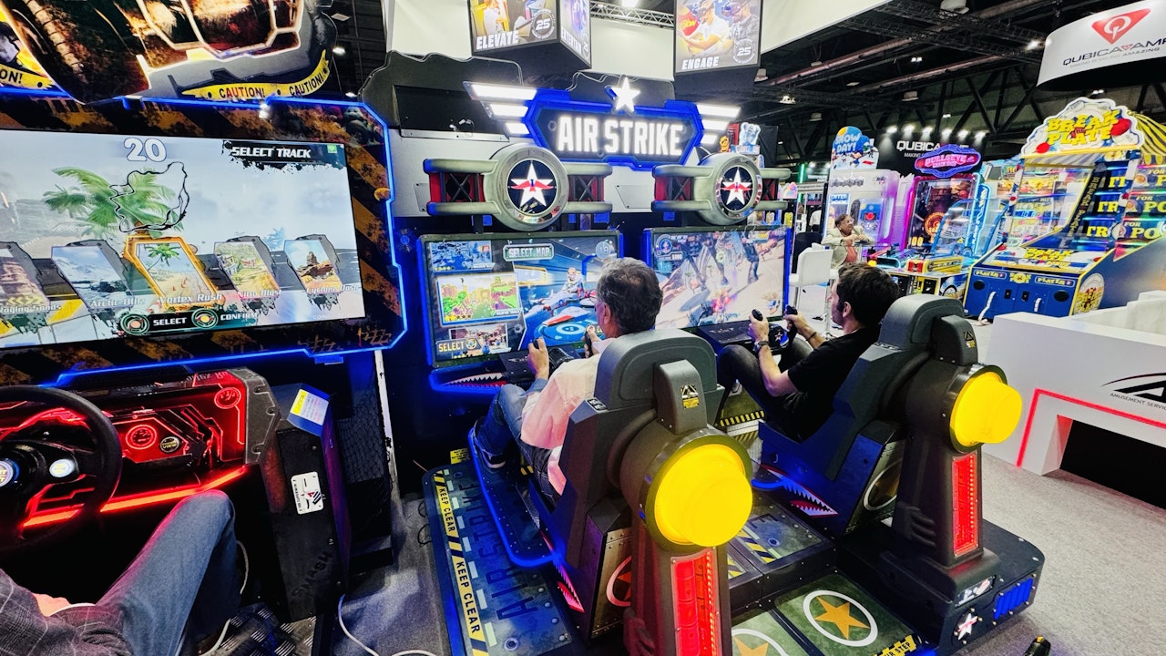 LAI Games Air Strike Twin Arcade Game