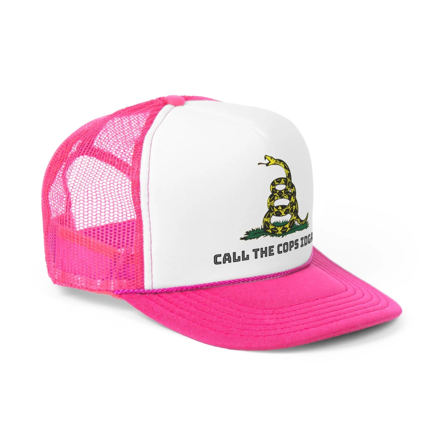 Call Cops IDGAF Gadsen Trucker Caps - 4LibertyShop.com