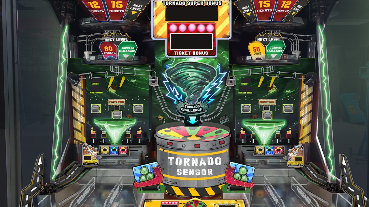LAI Games Tornado Coin Pusher Arcade Game Machine