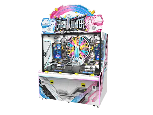LAI Games Galaxy Hunter Redemption Pusher Arcade Game Machine