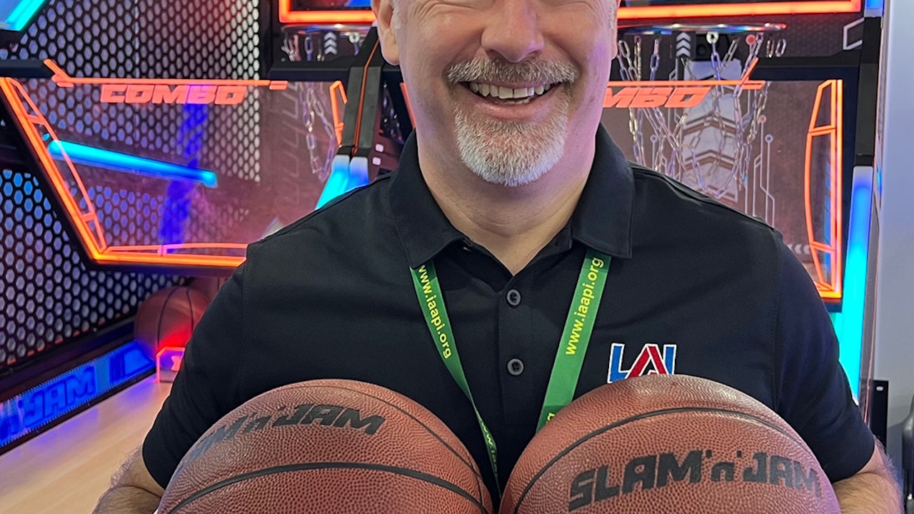 LAI Games Slam 'N' Jam Ultra Arcade Game Basketball Shooter
