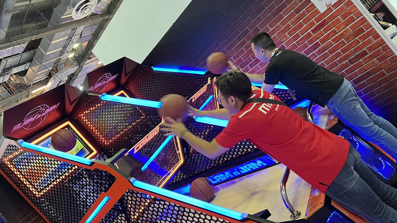 LAI Games Slam 'N' Jam Ultra Arcade Game Basketball Shooter