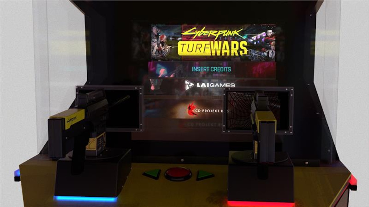 LAI Games Cyberpunk 2077: Turf Wars Arcade Game Machine