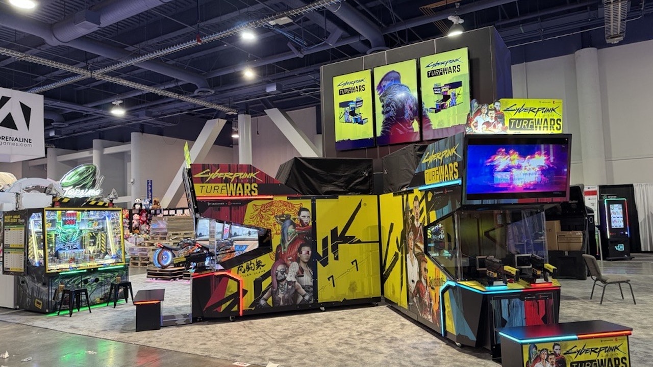 LAI Games Cyberpunk 2077: Turf Wars Arcade Game Machine