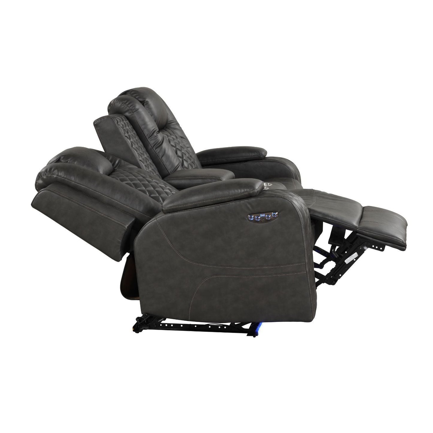 Benz - Power Recliner Set With LED Lighting And USB Charging
