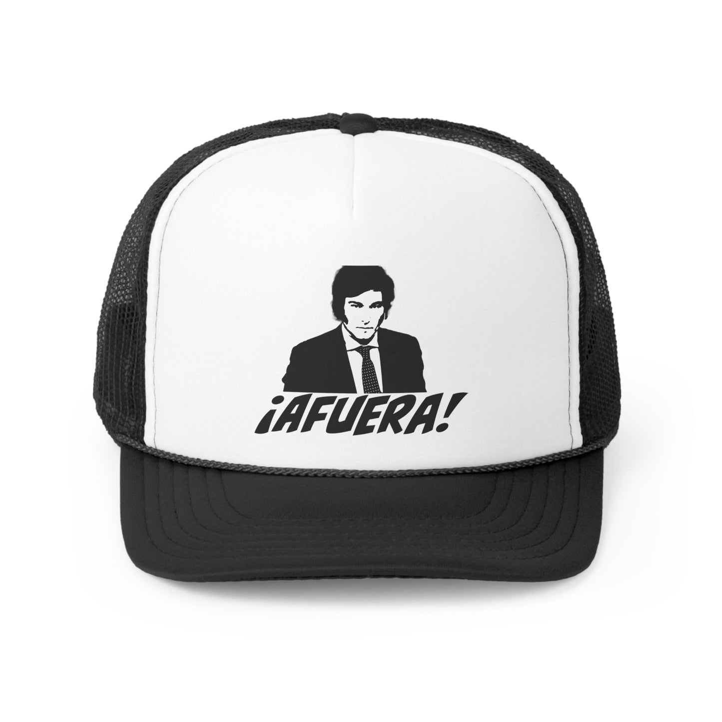 Javier Milei AFUERA Trucker Hat - Liberty Chainsaw President - 4LibertyShop.com