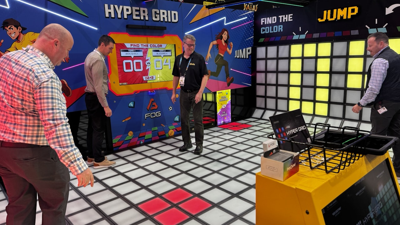 LAI Games Hyper Grid Interactive Arcade Game for 1-6 Players