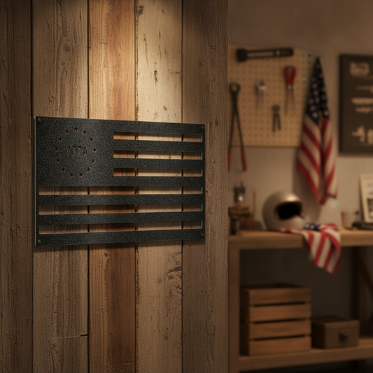 1776 Flag Steel Sign - Premium Metal Wall Art - 4LibertyShop.com