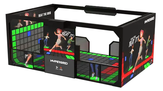 LAI Games Hyper Grid Interactive Arcade Game for 1-6 Players