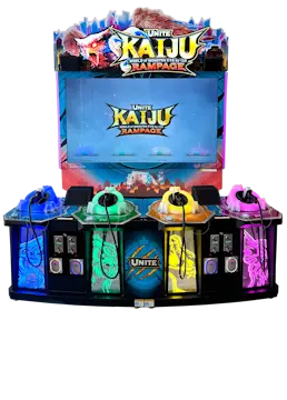 LAI Games Unite Kaiju Rampage 4 Player Arcade Game