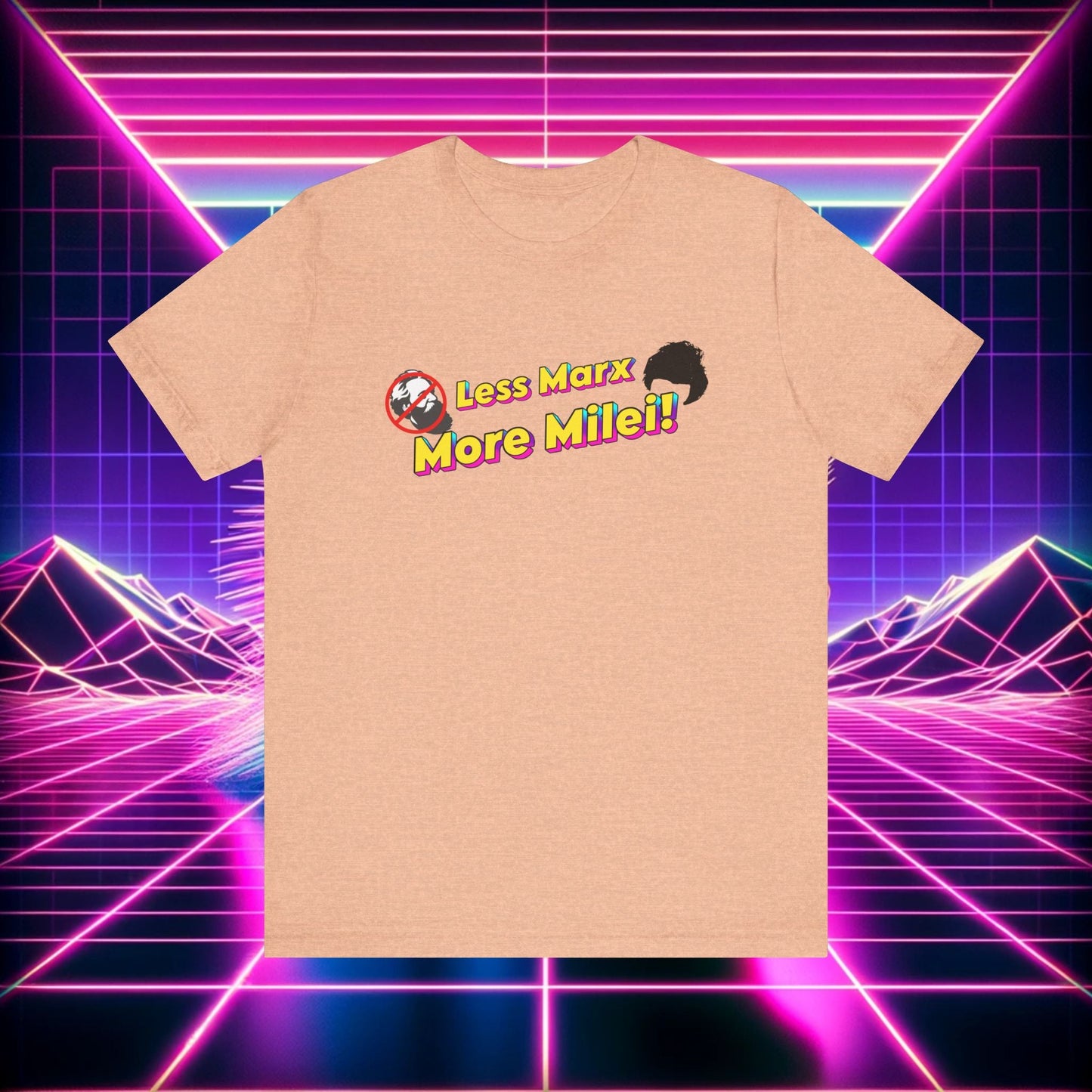 Less Marx More Milei T-Shirt - 4LibertyShop.com