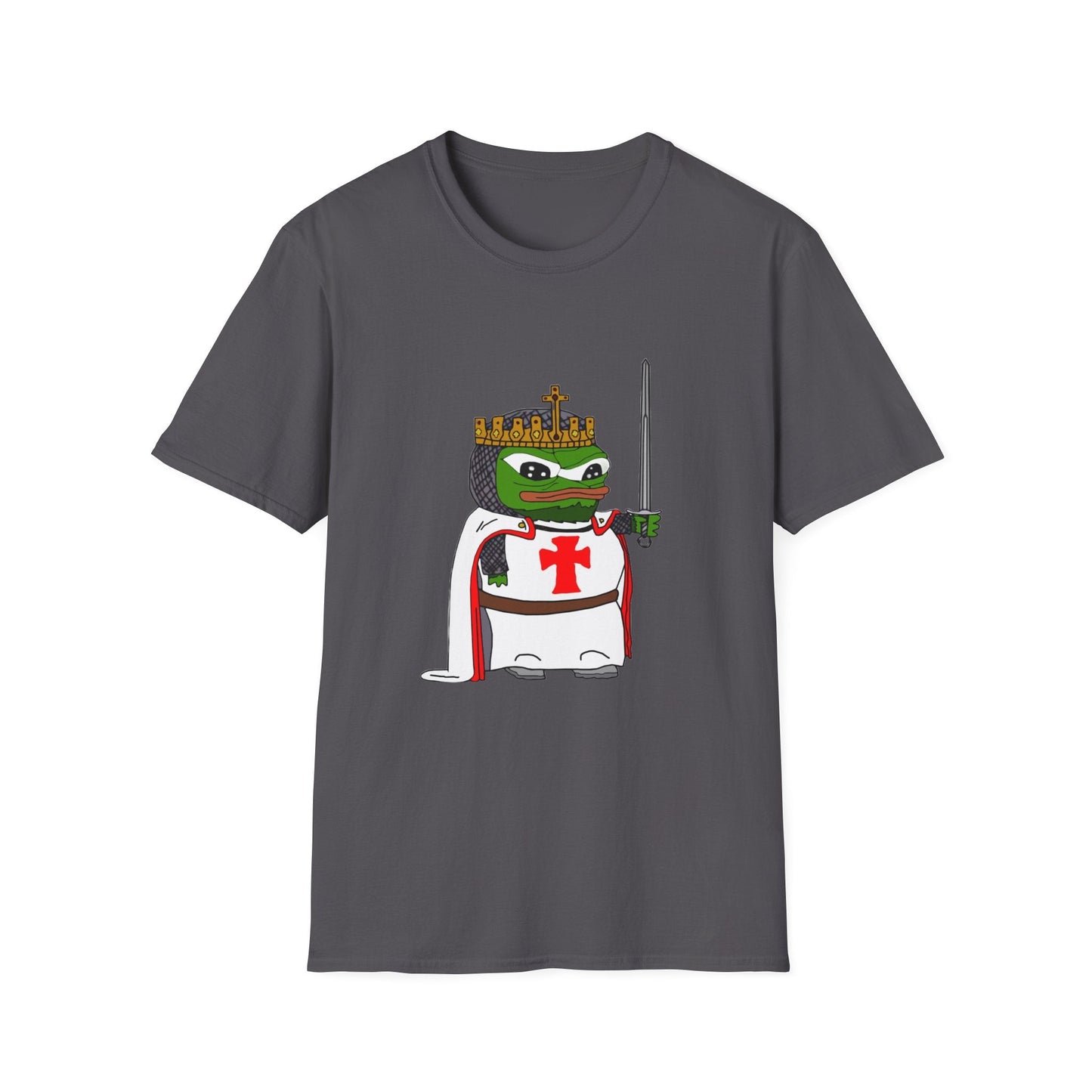 Crusader Pepe God Wills It Meme T-Shirt - Deus Vult Knight - 4LibertyShop.com