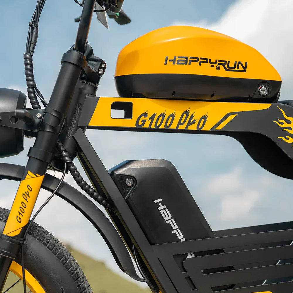 HappyRun G100 Pro 6000W Electric Bike Dual Battery