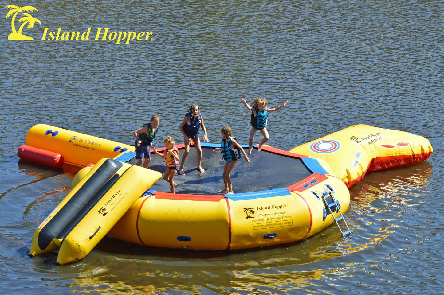 Island Hopper 17′ Bounce N Splash