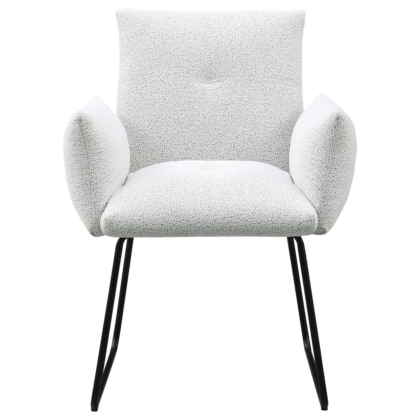 Donica - Upholstered Dining Arm Chair (Set of 2) - Light Gray
