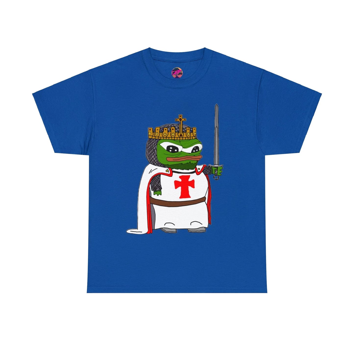 Pepe the Frog Crusader Knight T-Shirt - Deus Vult Meme - 4LibertyShop.com