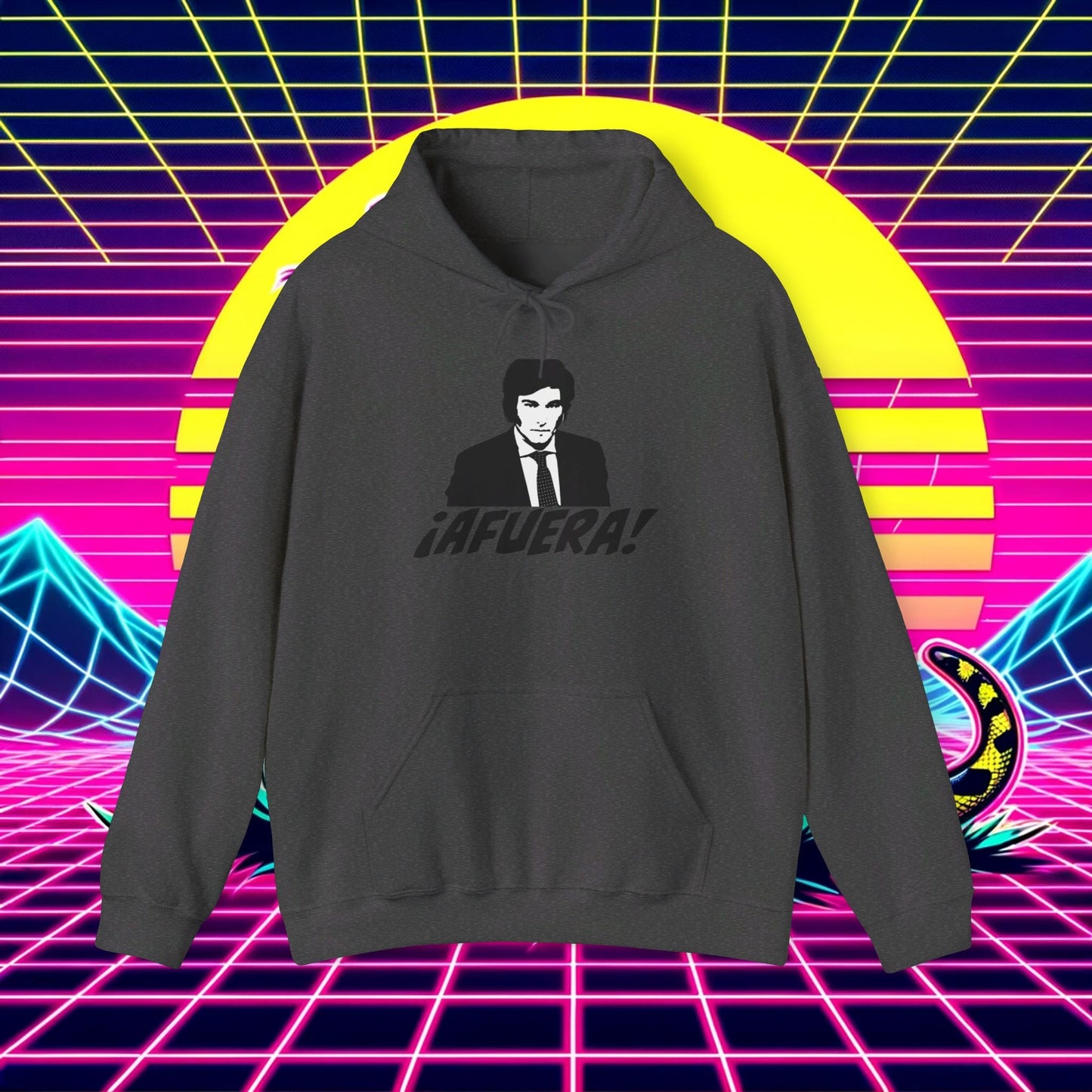 Javier Milei ¡AFUERA! Hoodie - 4LibertyShop.com