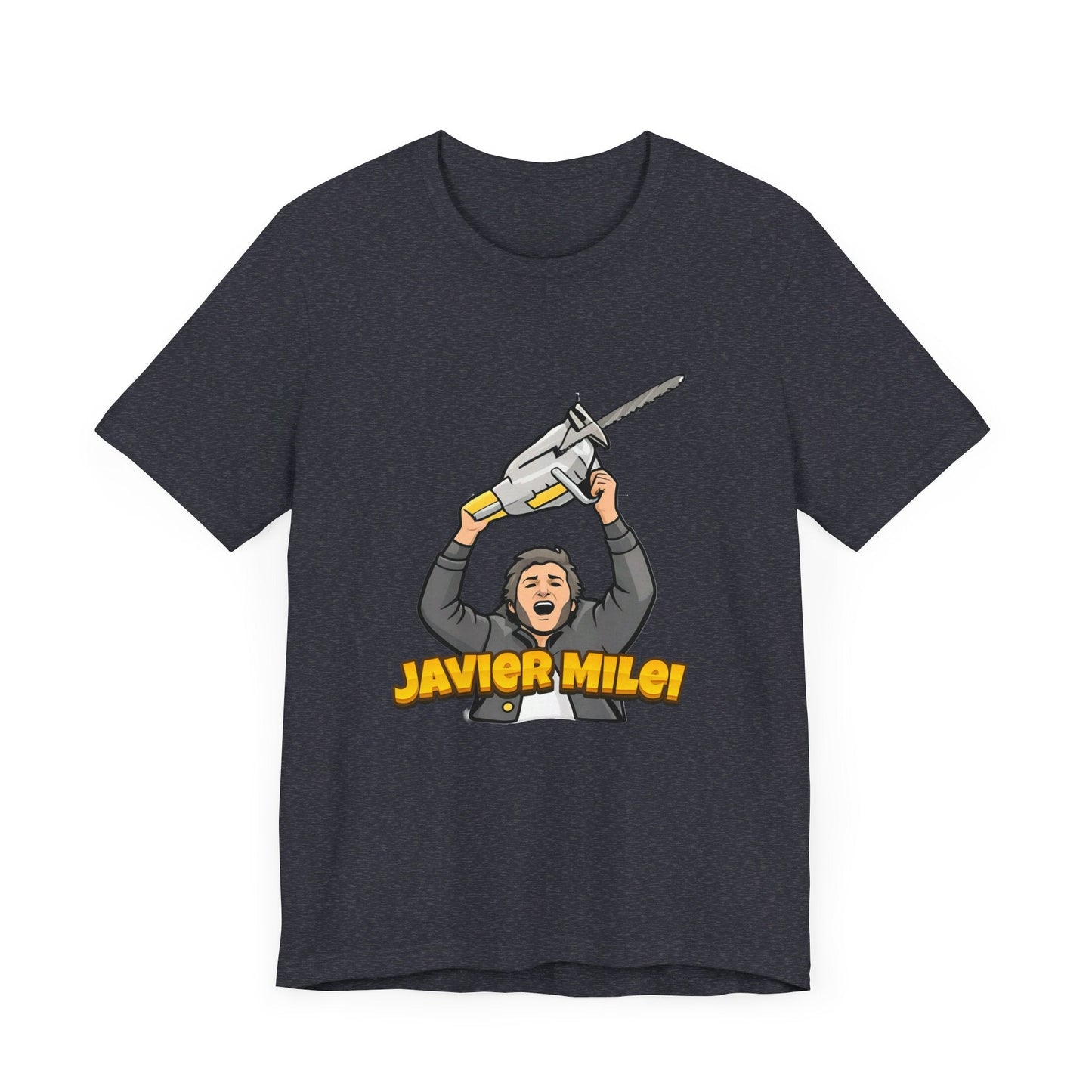 Javier Milei Chainsaw Tee - 4LibertyShop.com