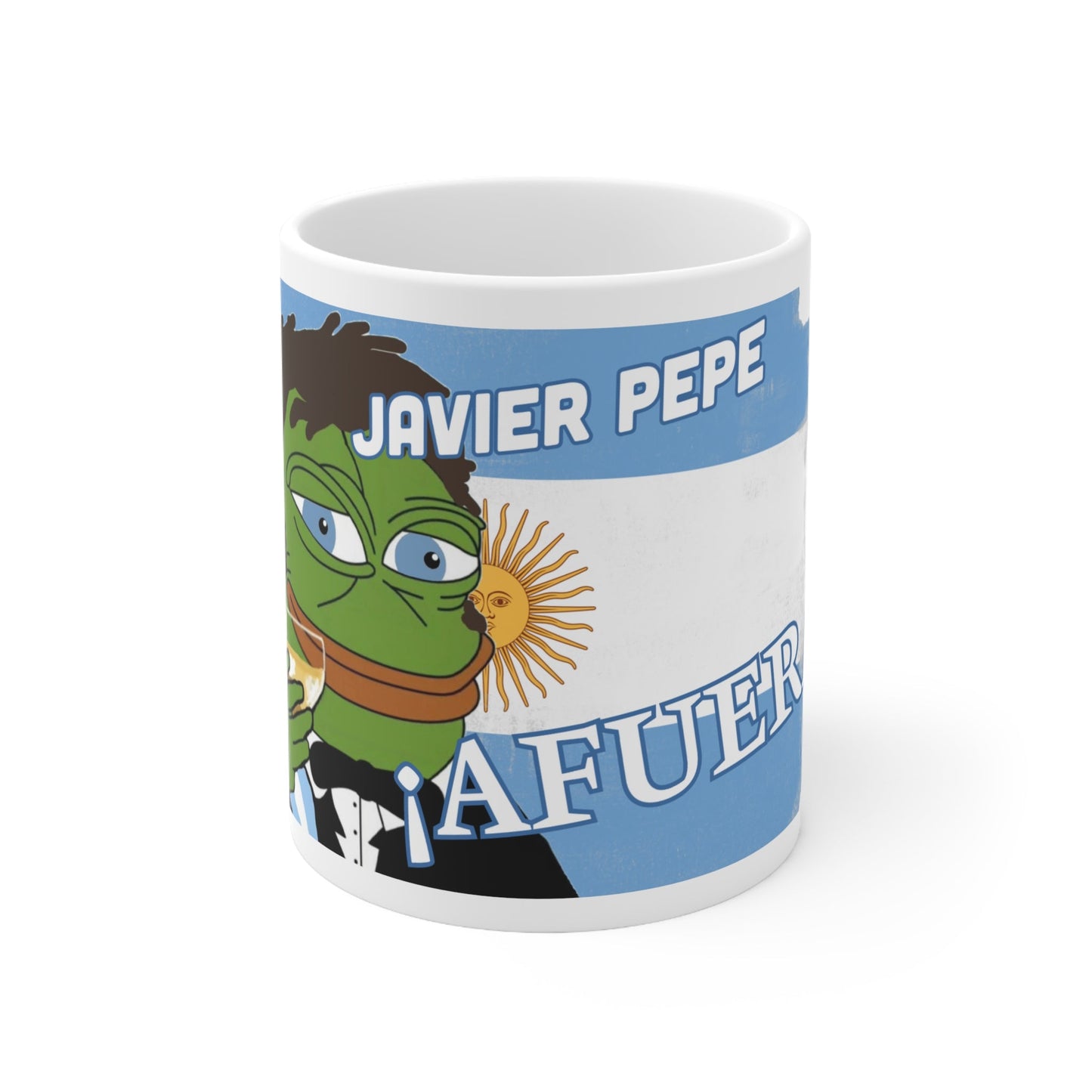 Javier Milei Pepe "Afuera" Mug - 4LibertyShop.com