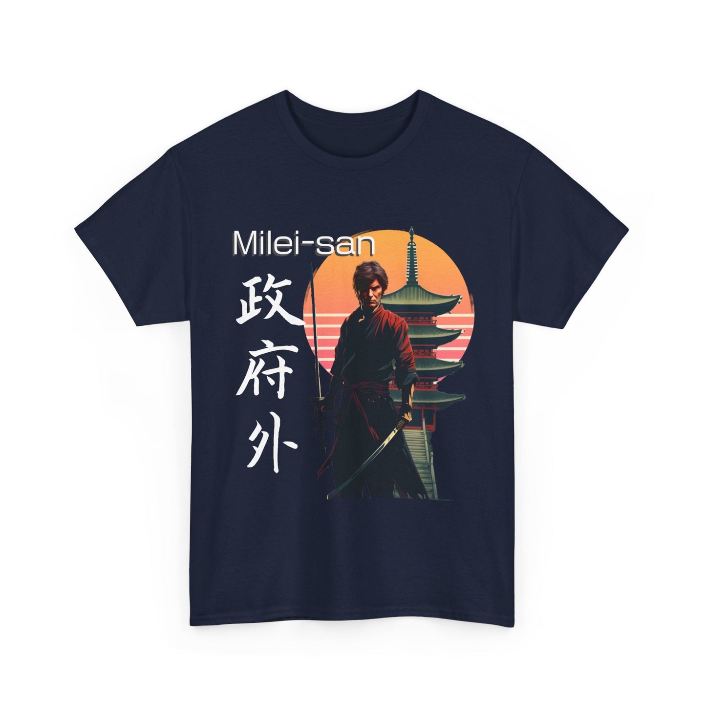 Shogun of Liberty: Milei-San Samurai Shirt - 4LibertyShop.com