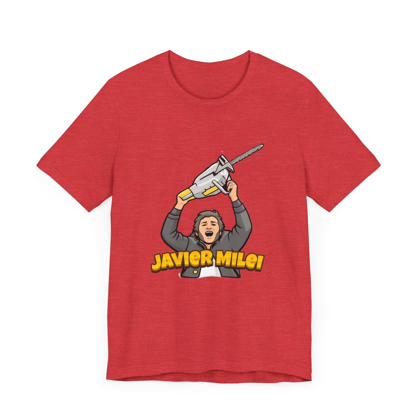 Javier Milei Chainsaw Tee - 4LibertyShop.com