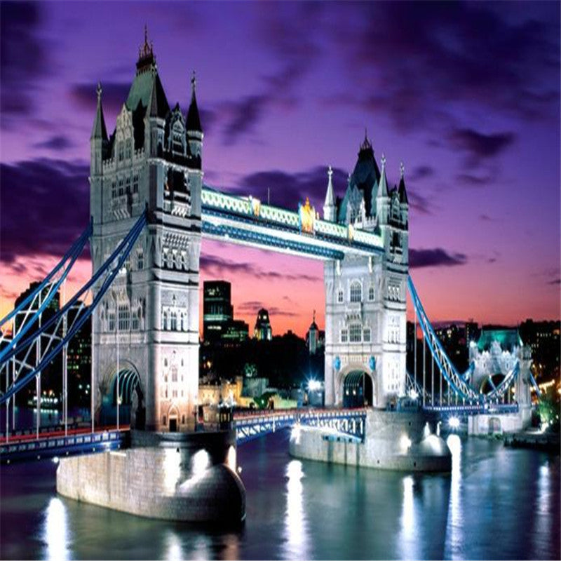 Large handmade landscape 1000 pieces of super hard paper cartoon