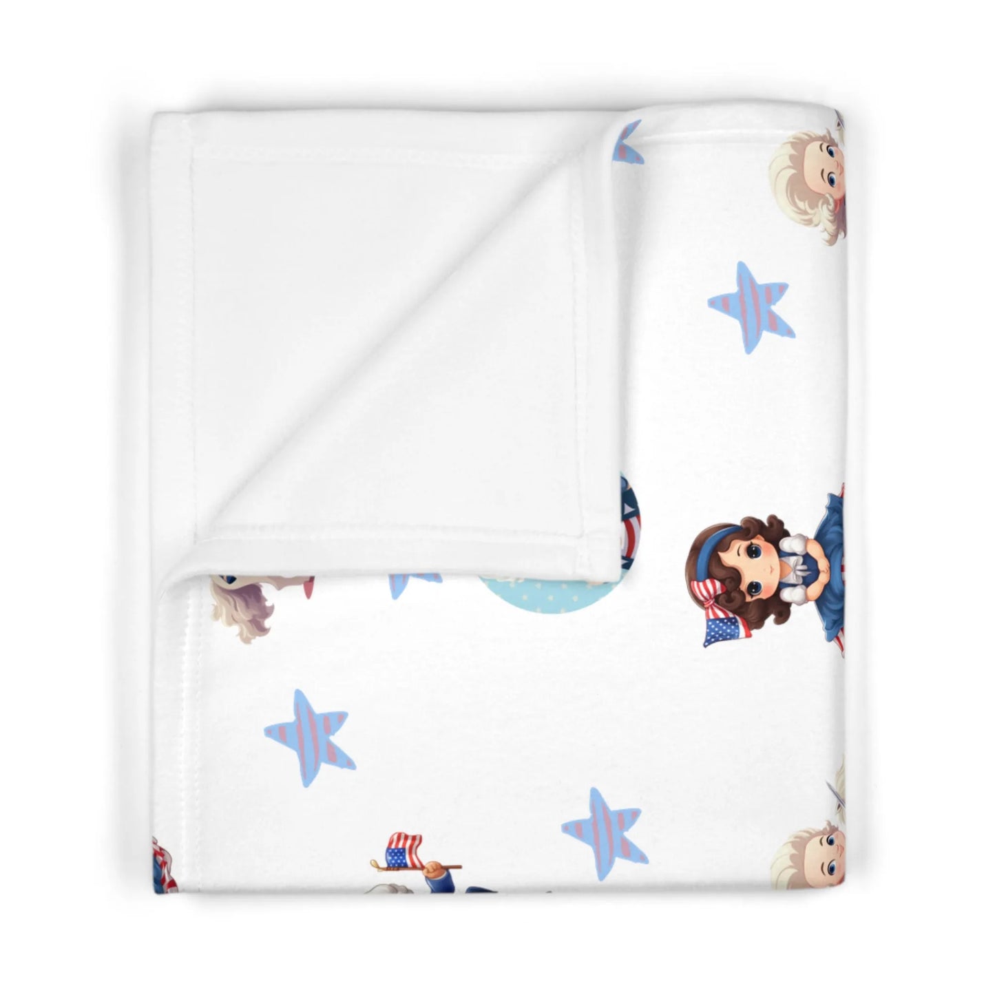 Tiny Patriots Soft Fleece Baby Blanket