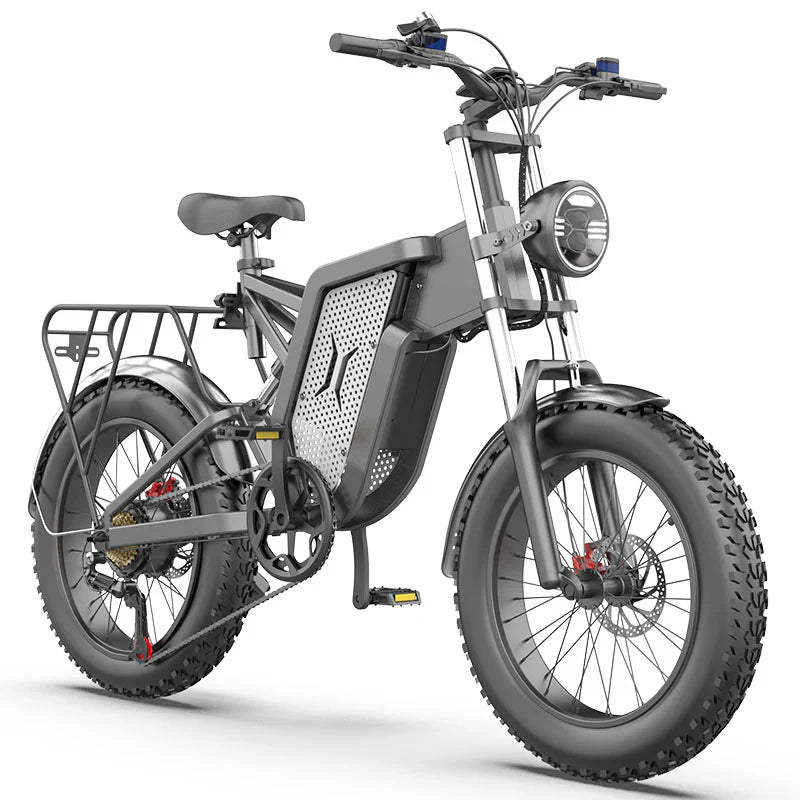 EKX X20 Electric Bike Mountain Moped Ebike 20 Inch Fat Tire 2000W 48V 35AH