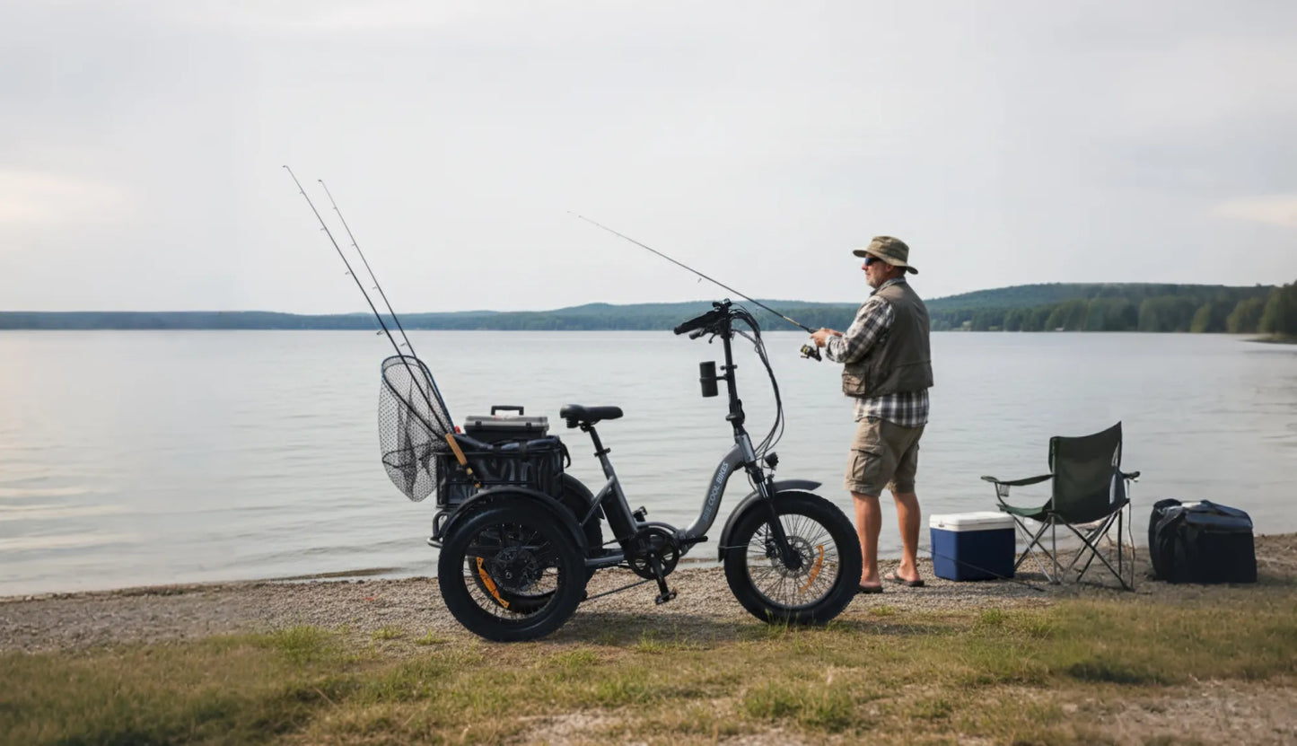 Bee Zipper Foldable Long Range Electric Trike