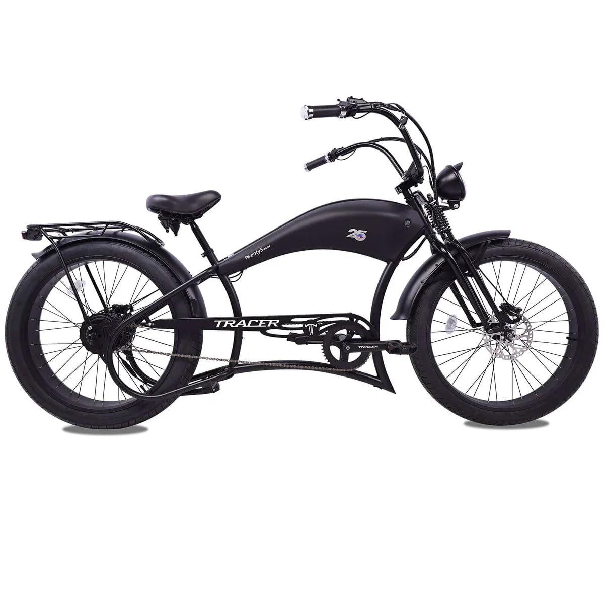 Tracer Twenty5 800W Chopper Stretch Cruiser Ebike