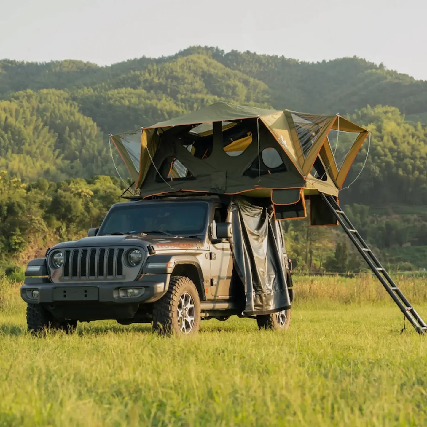Naturnest Andromeda Roof Top Tent - Soft Shell Dark Green