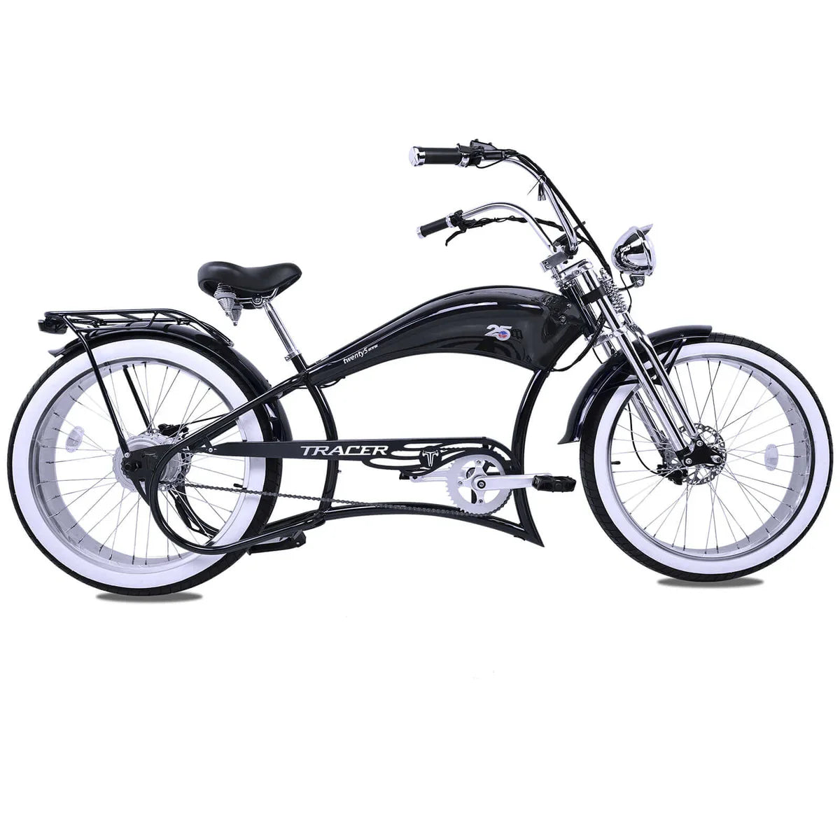 Tracer Twenty5 800W Chopper Stretch Cruiser Ebike