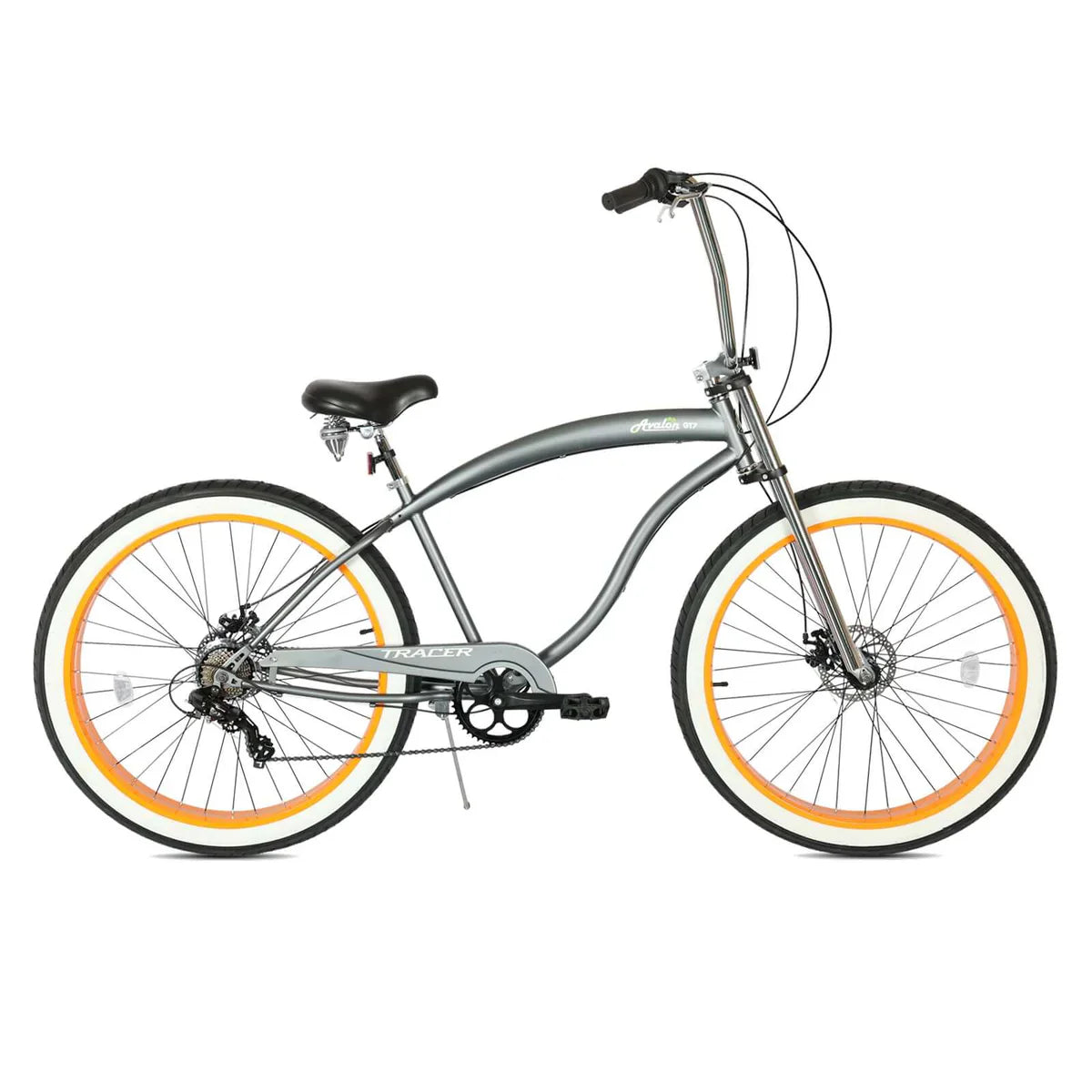 Tracer Avalon GT 29'' Fat Tire Stretch Beach Cruiser Bike 1-Speed/7-Speed