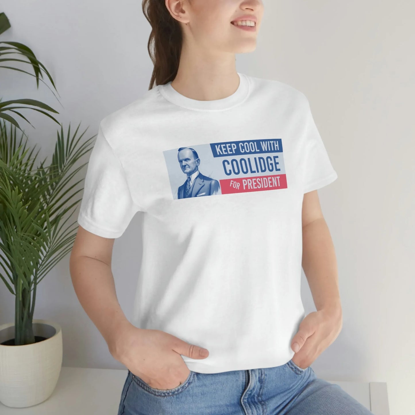 Keep Cool With Coolidge For President Calvin Coolidge T-Shirt