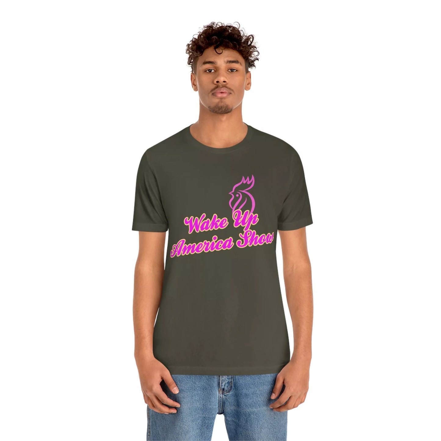 Wake Up America Show Unisex Jersey Short Sleeve Tee