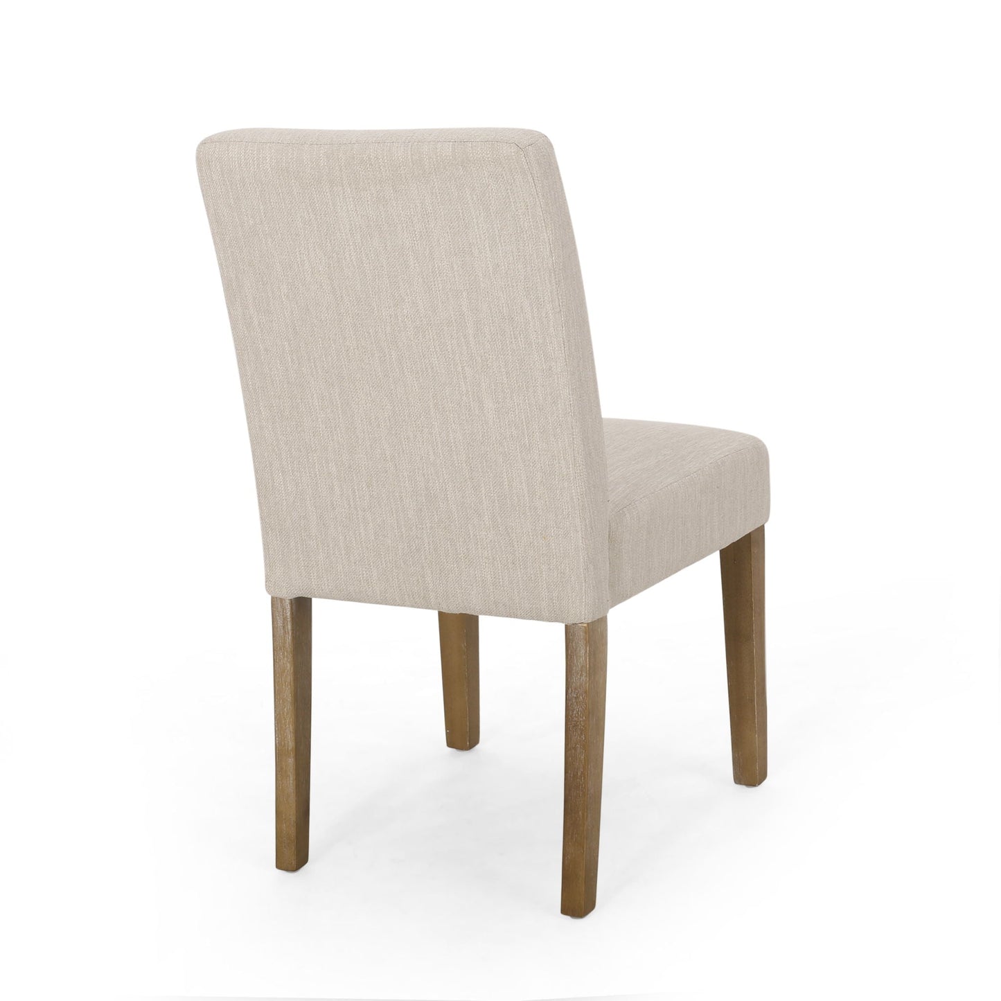 Contemporary Dining Chair with Upholstered Seating and Tapered Legs