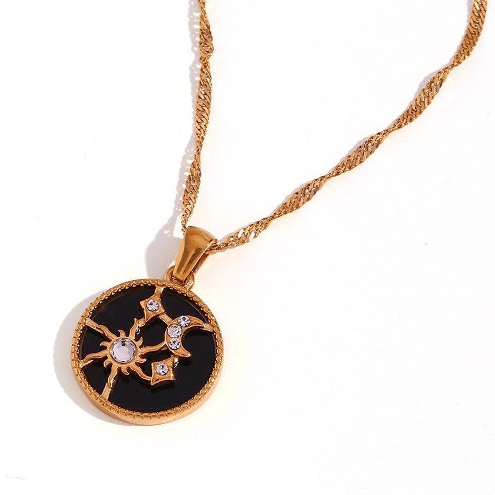 Fashionable And Stylish Retro Titanium Stainless Steel Necklace